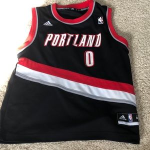 Adidas Portland Trailblazers D Lillard Jersey